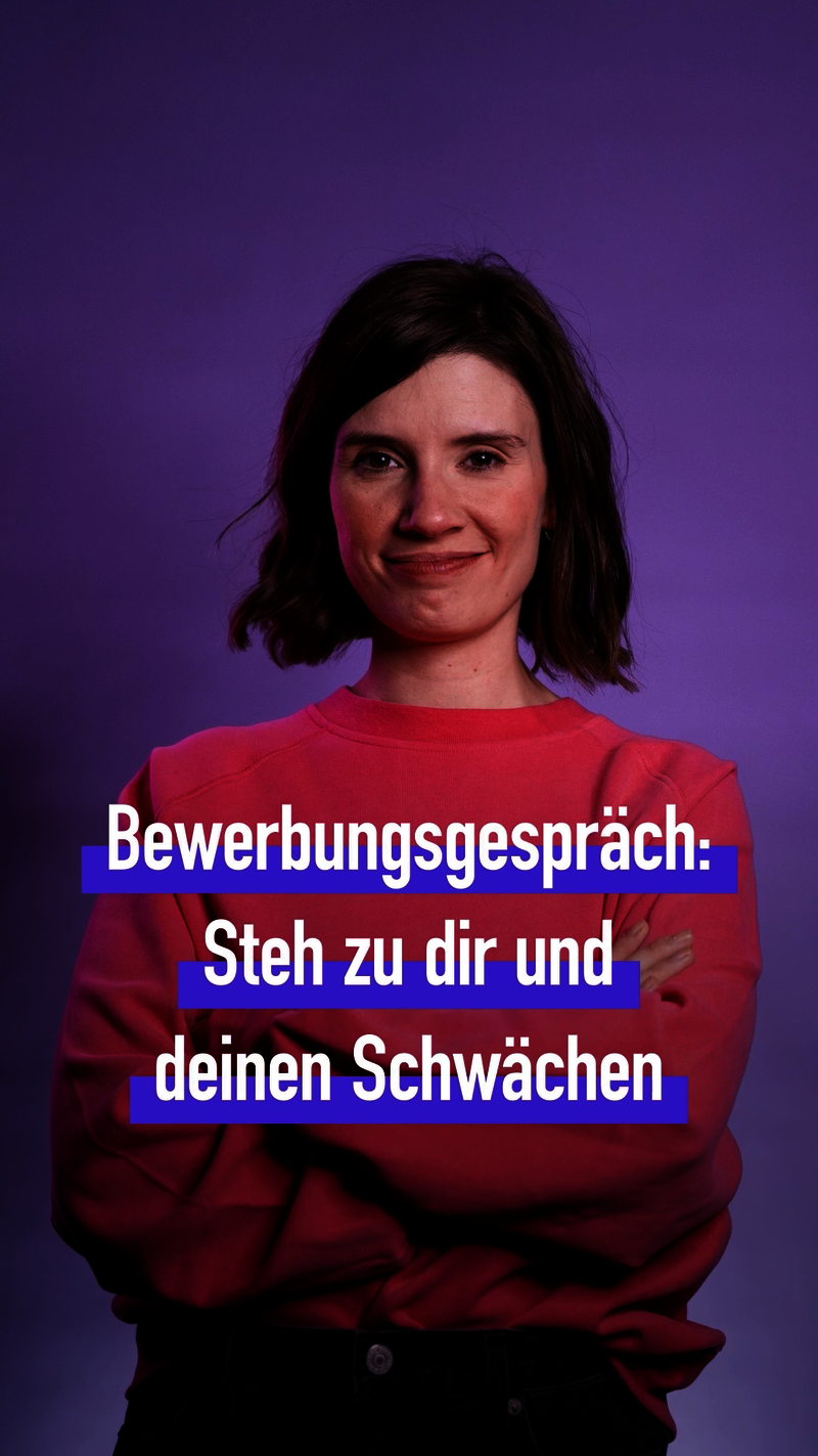 Bewerbung Schwächen Linda